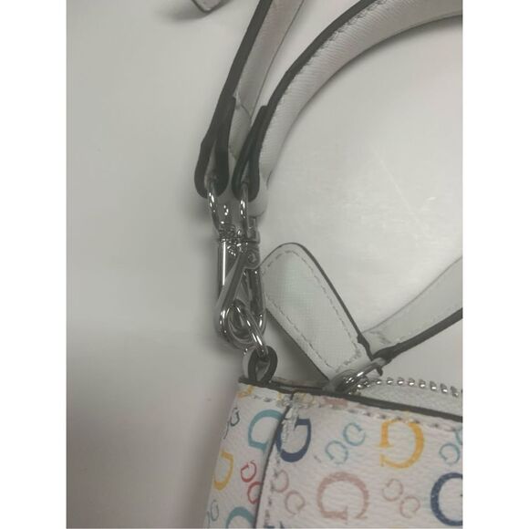 Guess Colorful Monogrammed Handbag - Picture 12 of 12